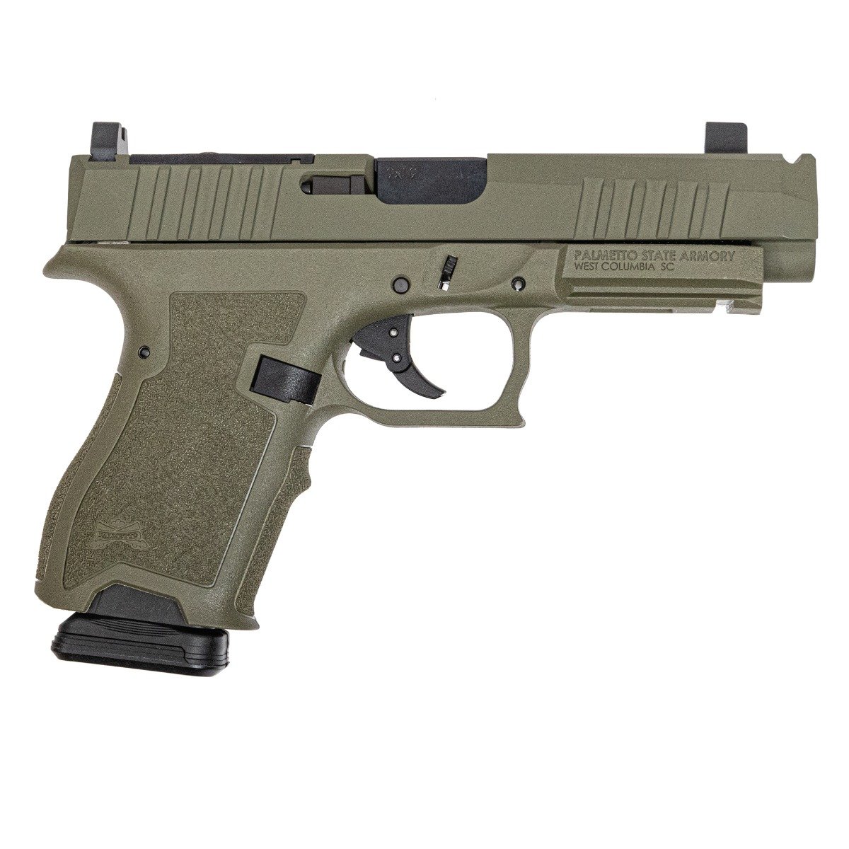 PSA Dagger Compact 9mm Pistol With C-1 RMR Compensated Slide, Sniper Green