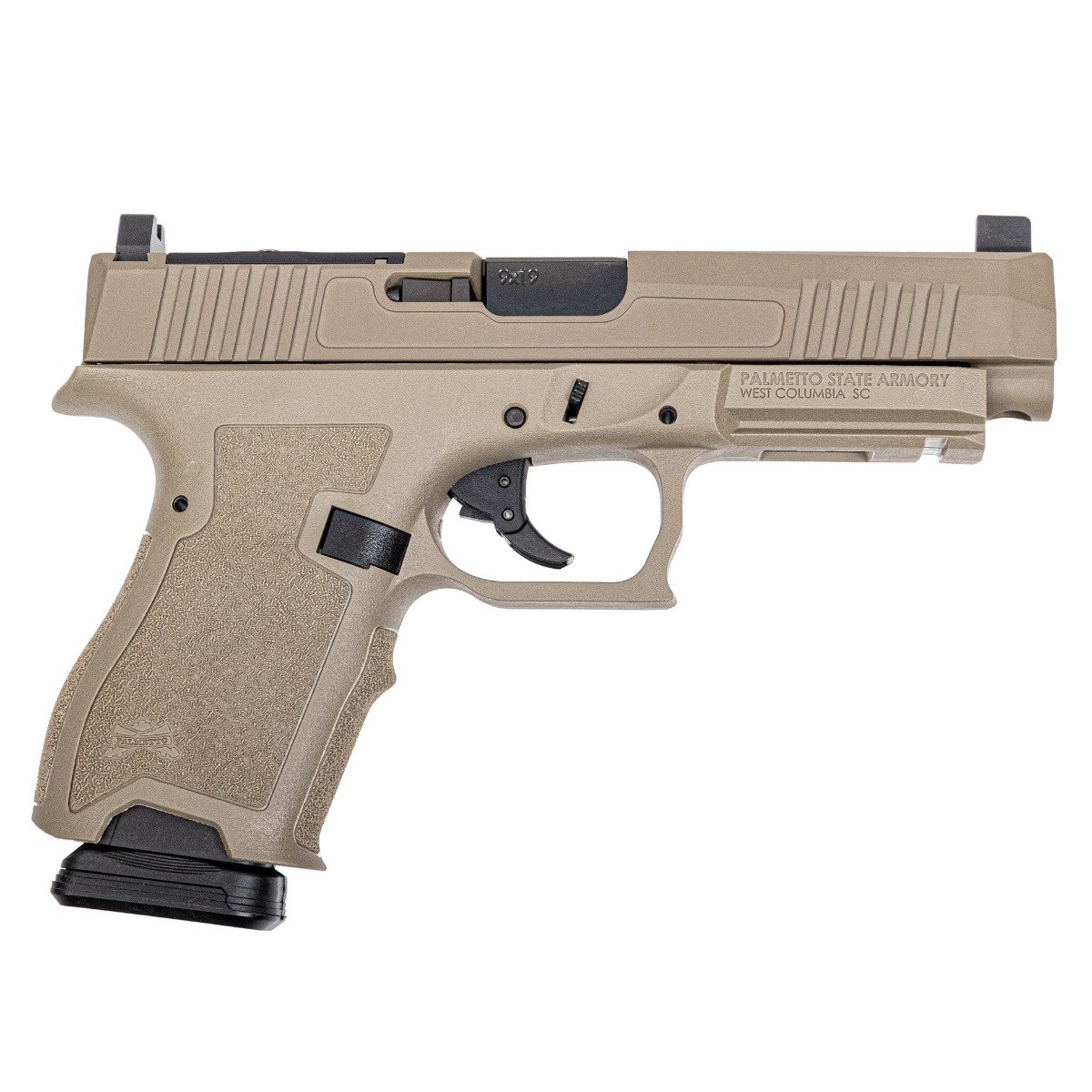PSA Dagger Compact 9mm Pistol With X-1 RMR Long Slide, Flat Dark Earth