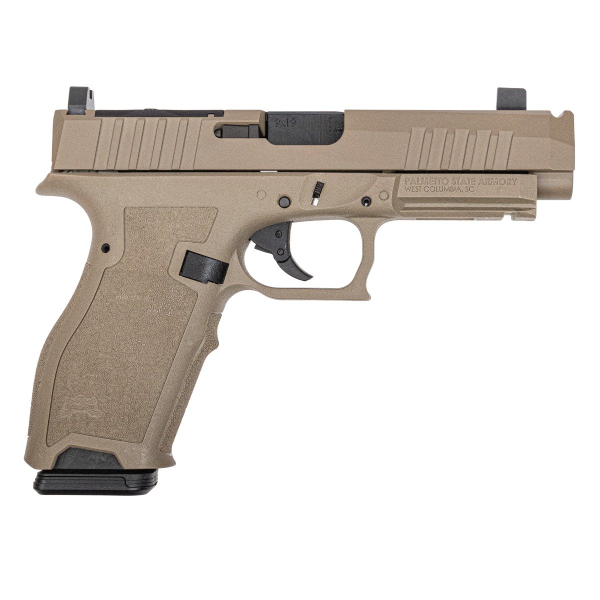 PSA Dagger Full Size S 9mm Pistol With C-1 RMR Compensated Slide, Flat Dark Earth