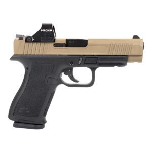 PSA Dagger Micro X-1 9mm Pistol - Shield Cut, Non-Threaded Barrel W/Holosun 407k, Two Tone, FDE Slide