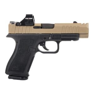 PSA Dagger Micro C-1 9mm Pistol - Shield Cut, W/Holosun 407k, FDE Slide, 2-Tone