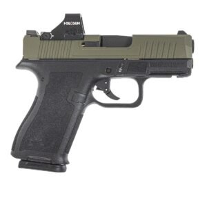 PSA Dagger Micro 9mm Pistol - Shield Cut W/ Holosun 407K, Sniper Green Slide, 2-Tone