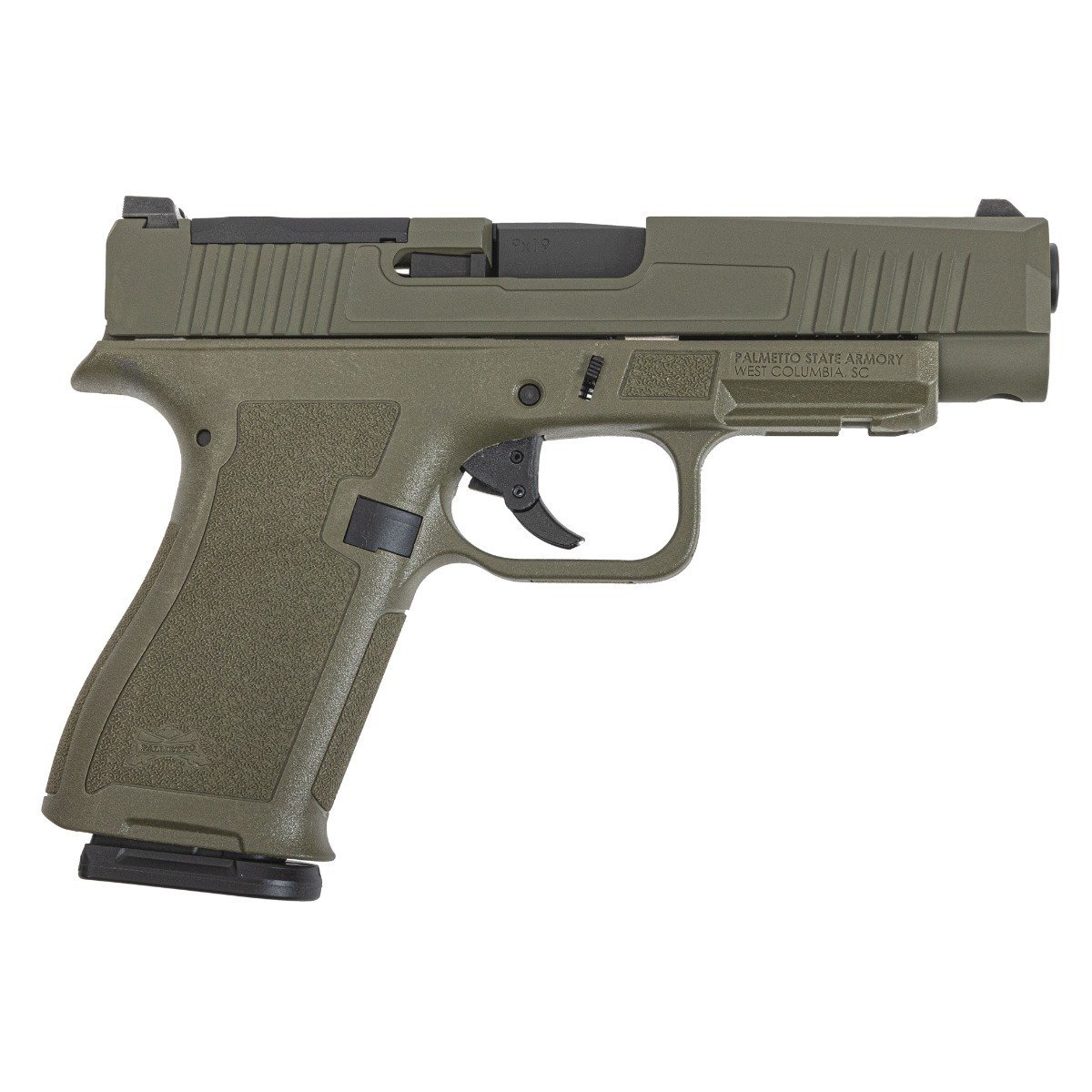 PSA Dagger Micro X-1 9mm Pistol - Shield Cut, Non Threaded Barrel, Sniper Green