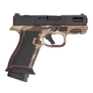PSA Sabre Dagger Micro 9mm Pistol, w/ Mag Extensions, M81 Desert Camo