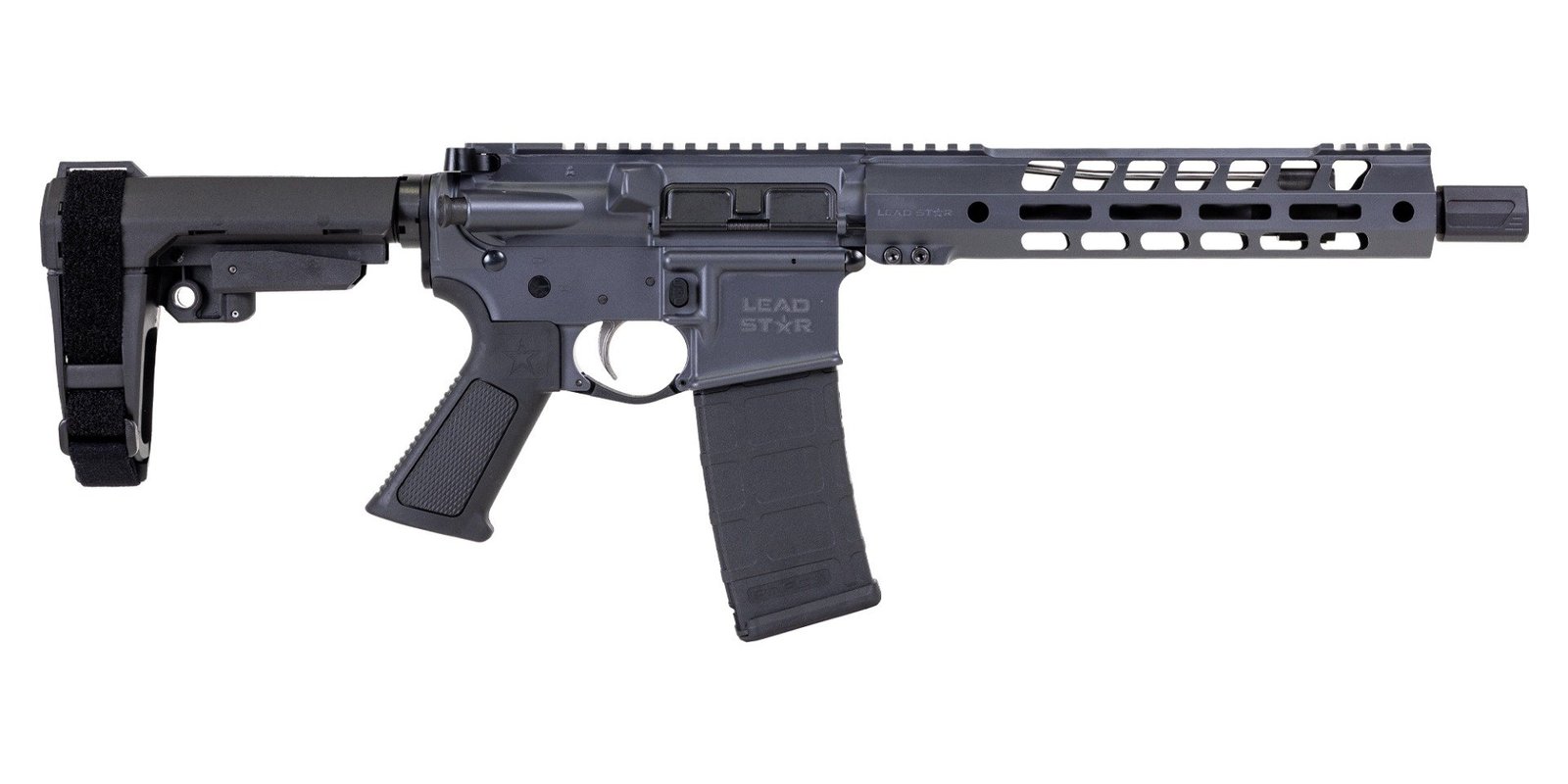 Lead Star Arms Grunt Pistol - 10.5" 5.56 NATO w/ 10" Handguard (Concrete Grey)