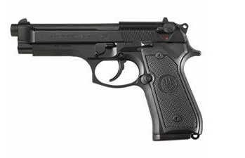 Beretta M9 9mm 4.9" 15rd Pistol, Black - J92M9A0M