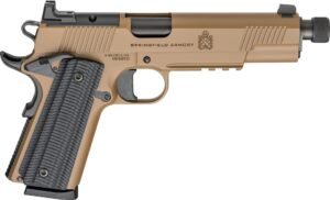 Springfield Armory 1911 Operator AOS FS 5.75".45 ACP 8rd O.R. Pistol, Coyote Brown - POT9230CBAOS