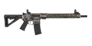 PSA Custom 16" 5.56 NATO Billet Rifle w/ 15" Cross-Cut MLOK Handguard, Battle Tan