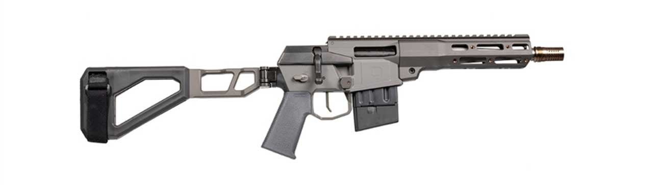 Q LLC Mini Fix .300 Blackout Pistol 8" Bolt Action, Grey