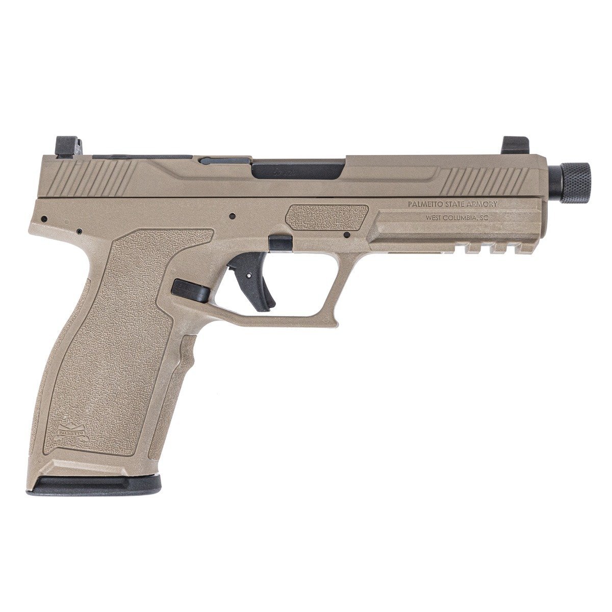 PSA 5.7 Rock Complete Optics Ready Pistol With Threaded Barrel, FDE
