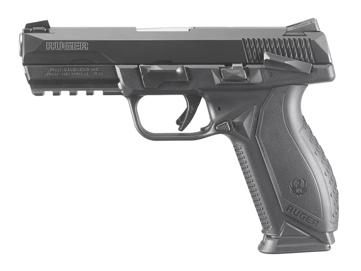 Ruger American Duty 10 Round 9mm Pistol, Black - 8638