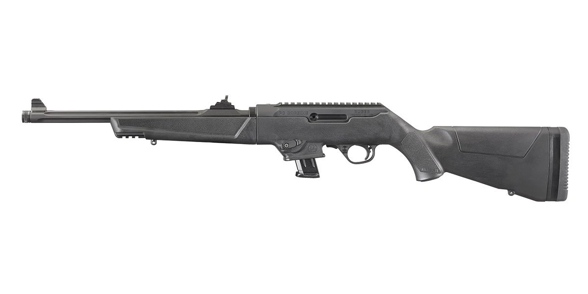 Ruger PC Carbine 10 Round Semi Automatic 9mm Rifle, Black - 19102