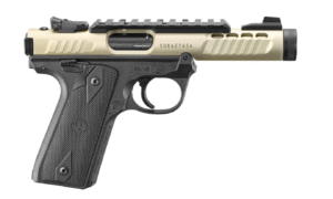 Ruger Mark IV 22/45 Lite .22LR 4.4" 10rd Pistol, Black/Champagne - 43955