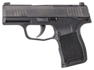 Sig P365-380 Optics Ready .380 ACP Pistol With Manual Safety, Black - 365-380-BSS-MS