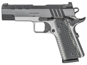 Springfield 1911 Emissary 4.25" .45 ACP Pistol, Stainless/Black - PX9218L