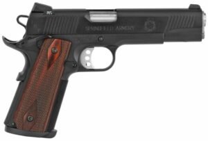 Springfield .45 ACP 1911 Pistol, 5" Barrel, Tritium Night Sights, Black - PC9108LCA18