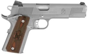 Springfield .45 ACP 1911 Pistol, 5" Barrel, Fixed Sights, Silver - PX9151LCA