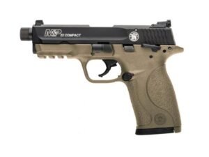S&W MP22 Compact .22 LR 3.6" Pistol w/Threaded Barrel, FDE - 10242