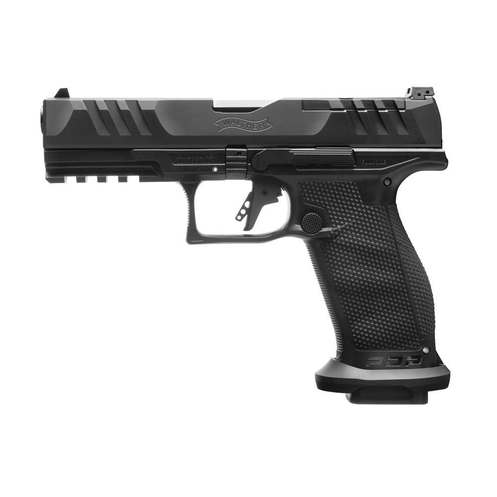 Walther PDP Pro-E OR 9mm 4.5" 18rd Full Size Pistol, Black - 2884950